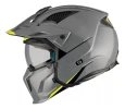 Casco Moto Abierto Mt Streetfighter Solid A22 Gris Mate