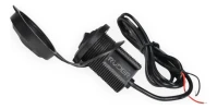 Toma Doble Puerto Cargador Usb Ruder C/ Soporte Para Moto