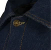Campera Calix Ruder Urbana De Jean Con Protección Moto