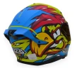 Casco Integral Moto Nzi Go Rider Stream Macaw C/ Doble Visor