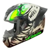 Casco Integral Moto Ls2 352 Rookie Weiler + Spoiler