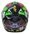 Casco Integral Moto Nzi Go Rider Stream Spray Doble Visor