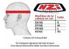 Casco Integral Moto Nzi Go Rider Stream Spray Doble Visor