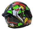 Casco Integral Moto Nzi Go Rider Stream Spray Doble Visor