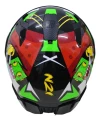 Casco Integral Moto Nzi Go Rider Stream Spray Doble Visor
