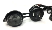 Toma Doble Puerto Cargador Usb C/ Soporte Para Moto
