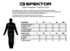 Traje Equipo De Lluvia Moto Mujer Campera Pantalon Spektor