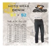 Pantalon Jean Moto Con Protecciones Solco Denim S2